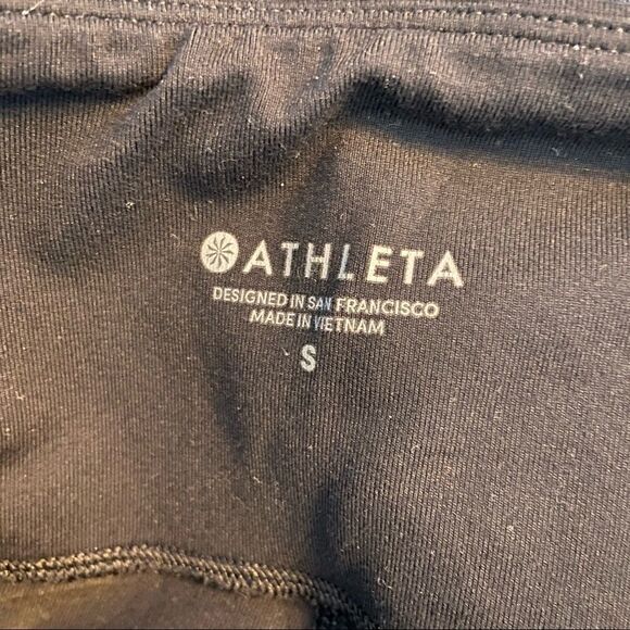 Athleta Moto zipper ankle legging size small - Picture 6 of 7
